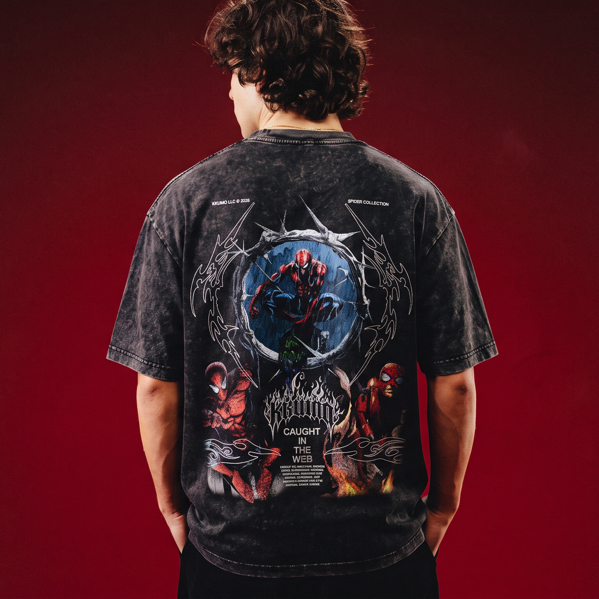 Snow Vintage Spider Man T-Shirt
