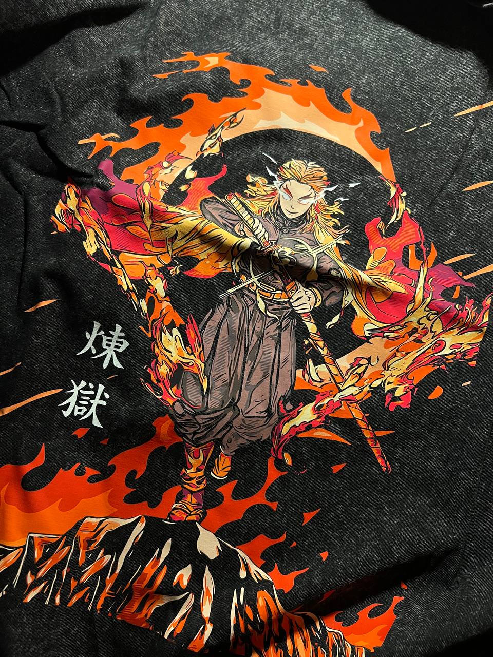 Vintage T - Shirt Rengoku Kyojuro "KKUMO"